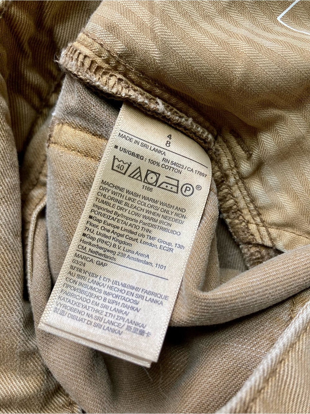 GAP Cargo Pants Size 4 Regular - Picture 5 of 8